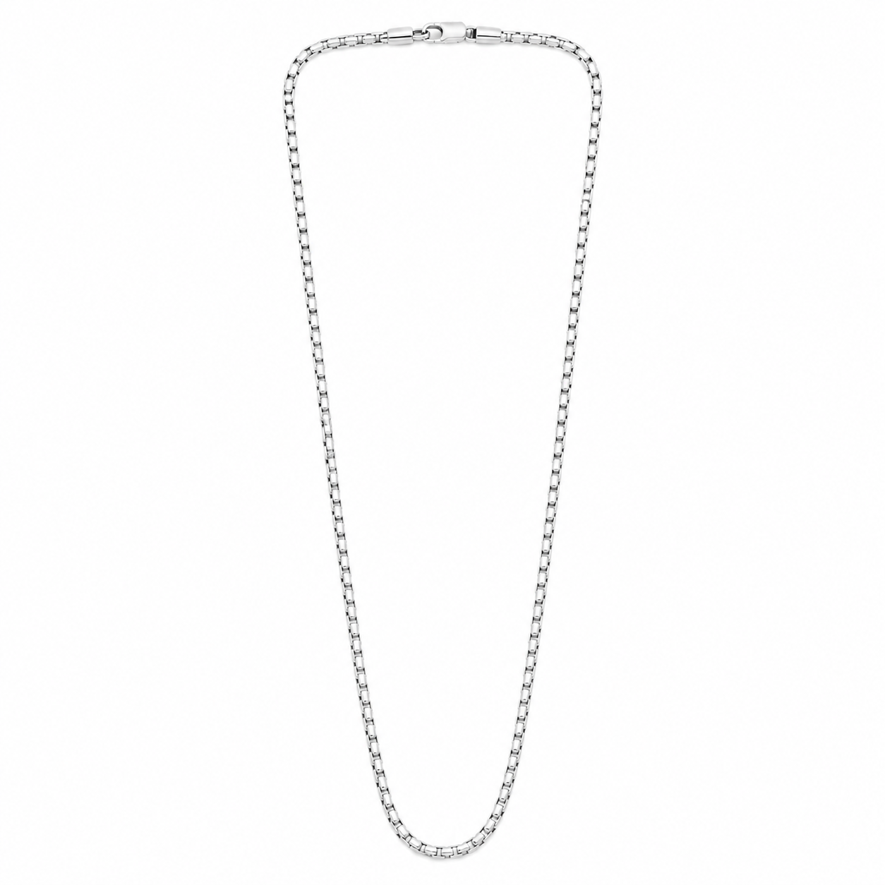 Premium Box Weave Silver Chain