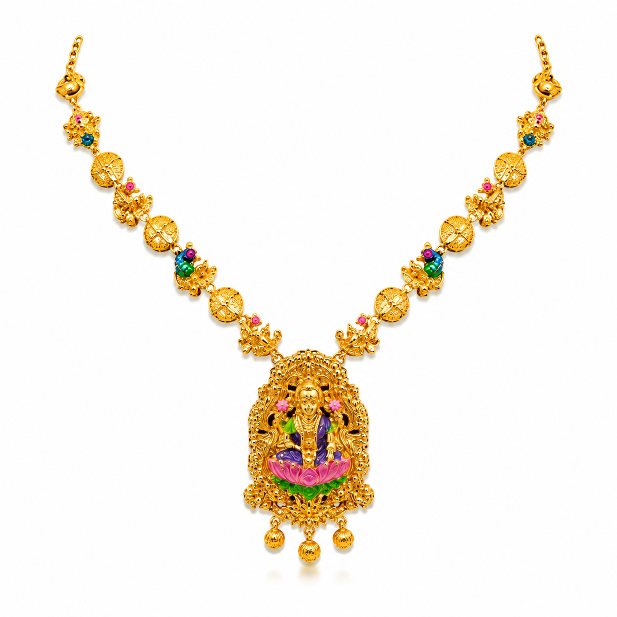 Lakshmi Lotus Heritage Necklace