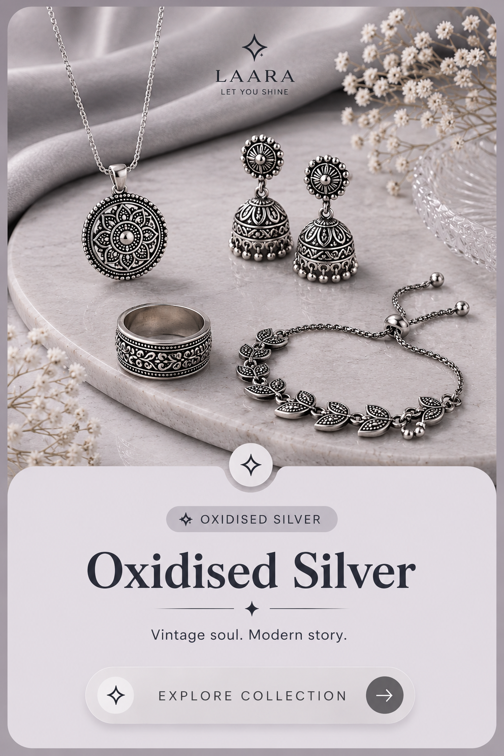 Oxidized Silver