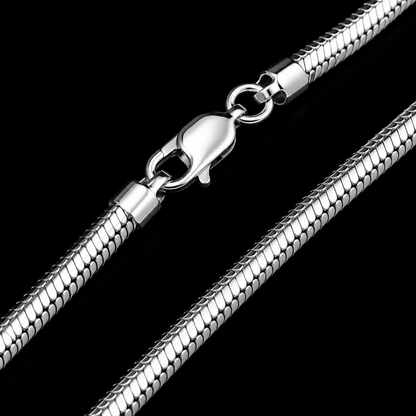 Classic Snake Silver Chain
