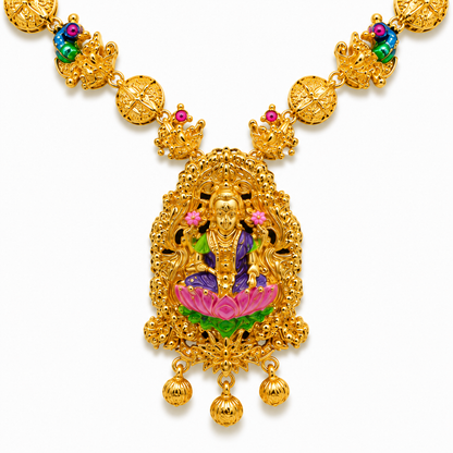 Lakshmi Lotus Heritage Necklace