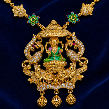 Royal Goddess Peacock Pendant Necklace