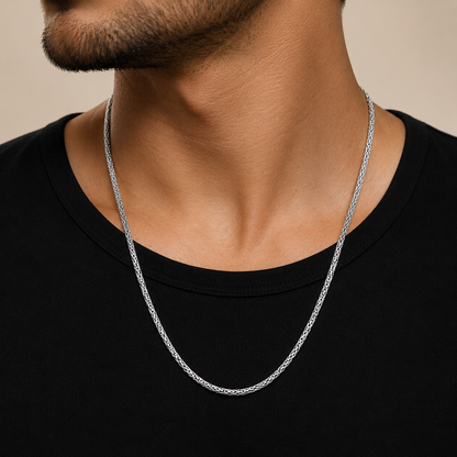 Royal Byzantine Silver Chain