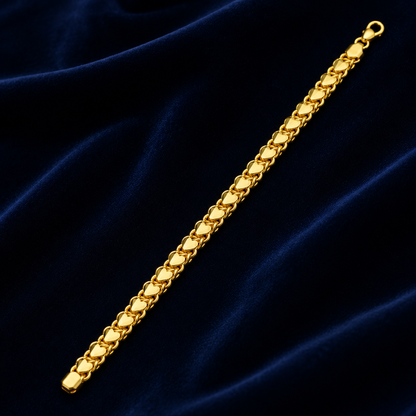 HeartLock Cuban Bracelet