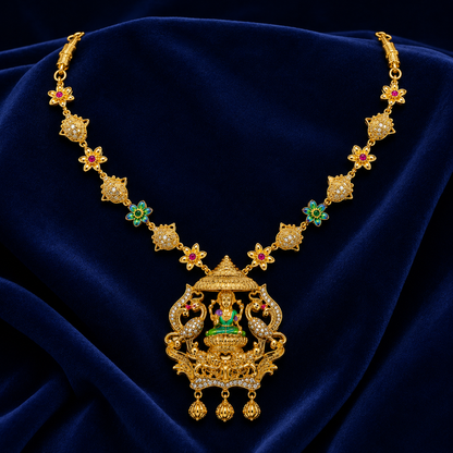 Royal Goddess Peacock Pendant Necklace