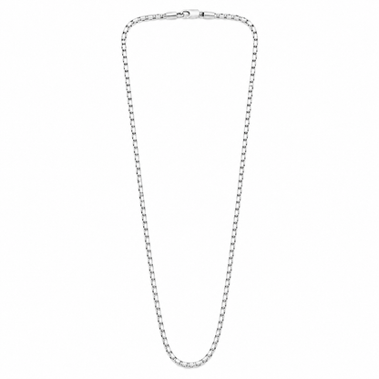 Premium Box Weave Silver Chain