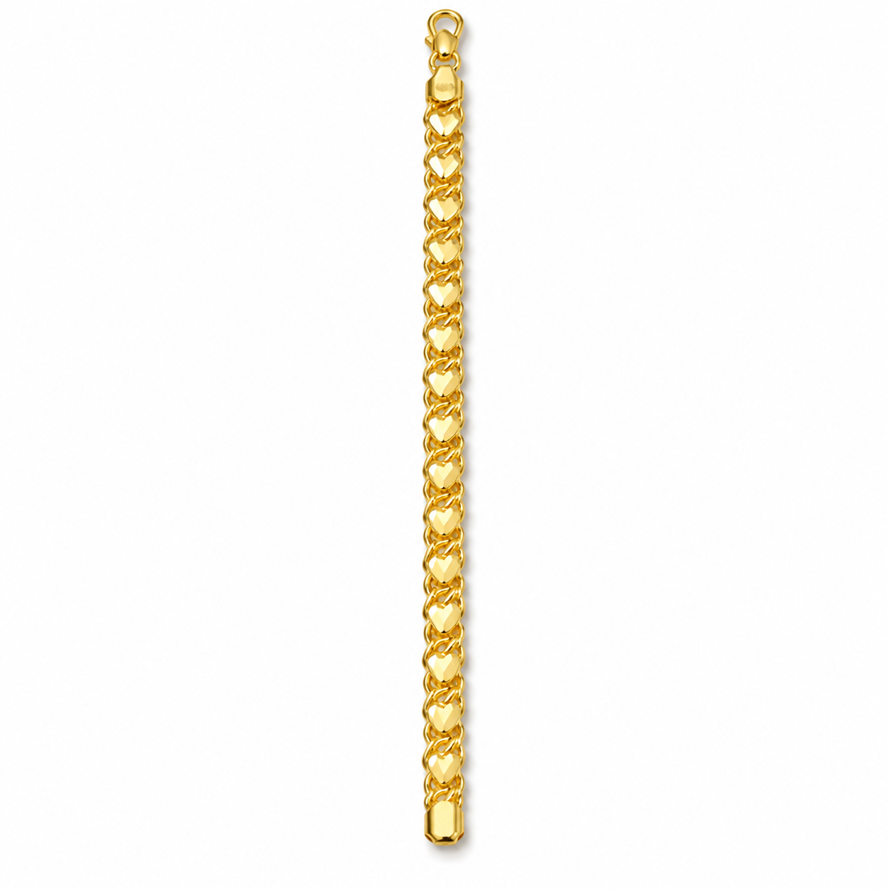 HeartLock Cuban Bracelet