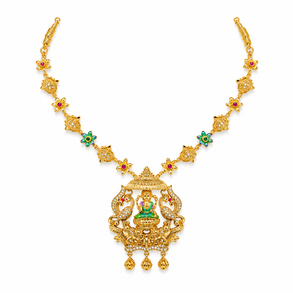 Royal Goddess Peacock Pendant Necklace