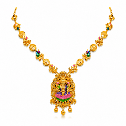 Lakshmi Lotus Heritage Necklace